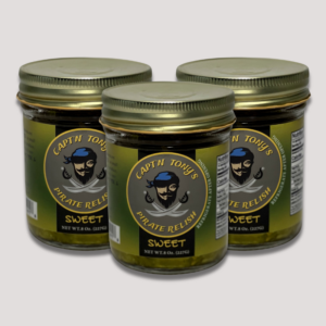 3 pack of Capt'n Tony's Sweet Pirate Relish