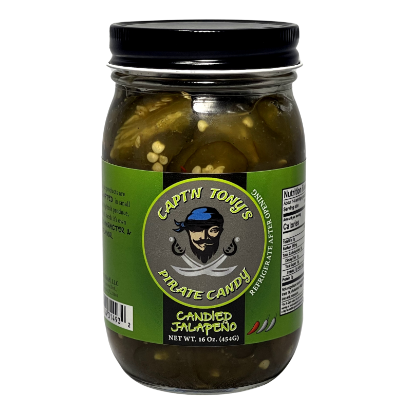 Captain Tony's Candied Jalapeños